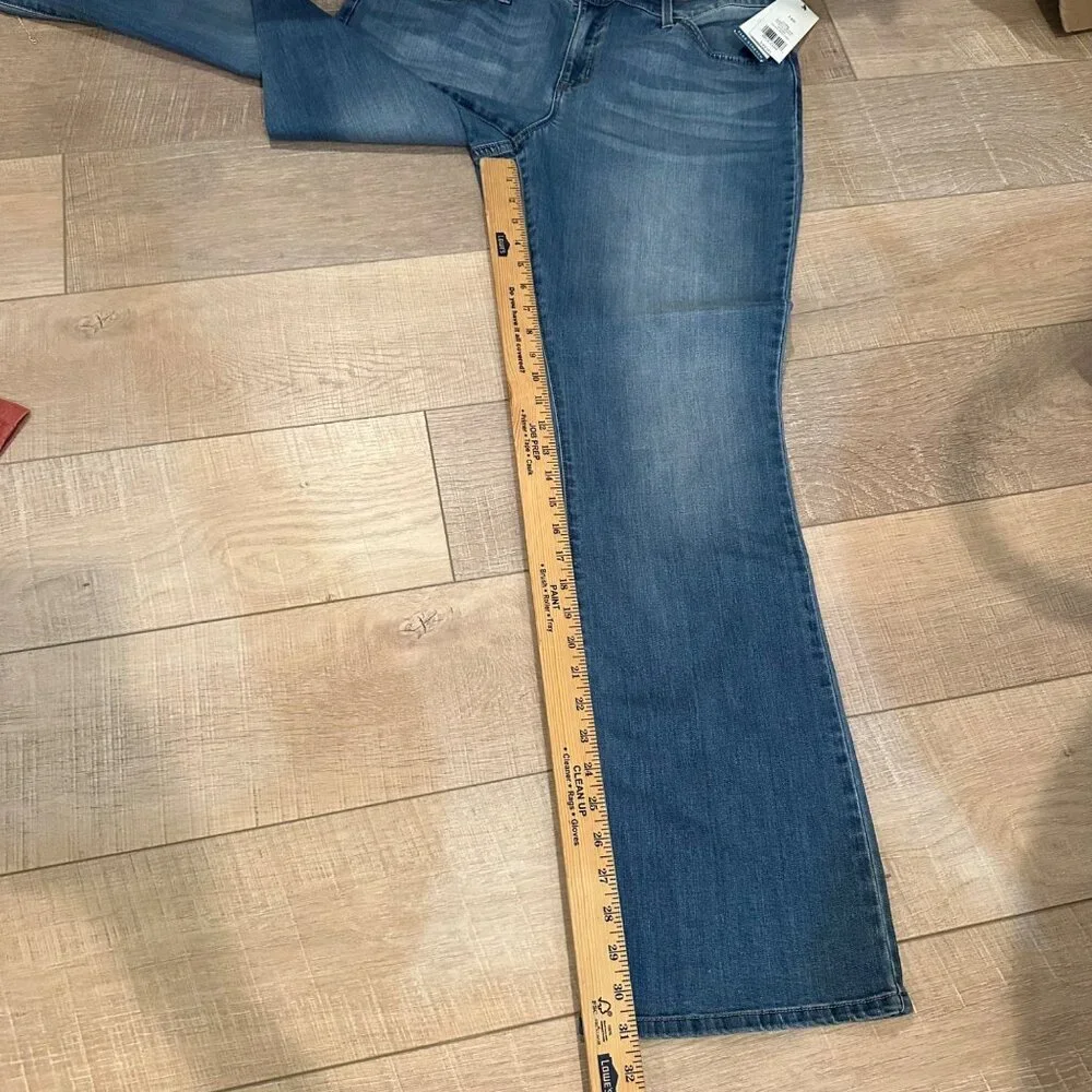 NEW DIRECTION WOMENS 14R BOOTCUT FLEX STRETCH MIDRISE - Picture 3 of 12